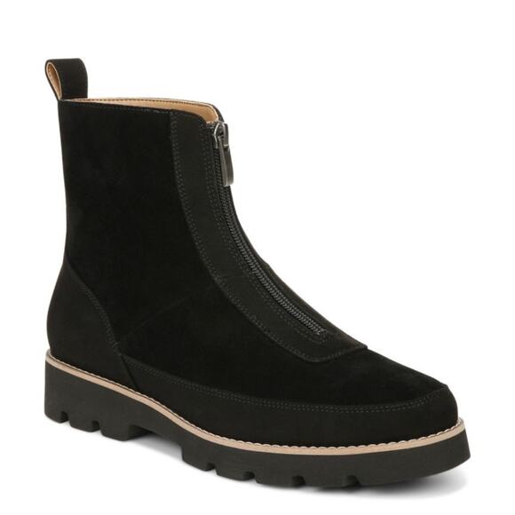 Vionic Shoes - Vionic Estilo Suede Ankle Boots Black Suede Size 8.5